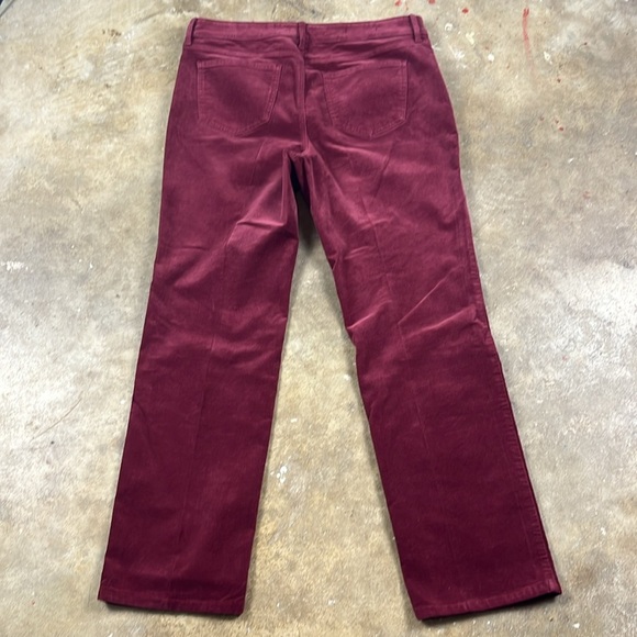 NYDJ Deep Red/Burgandy Marilyn Straight Corduroy pants
Size: 10 - Picture 2 of 7